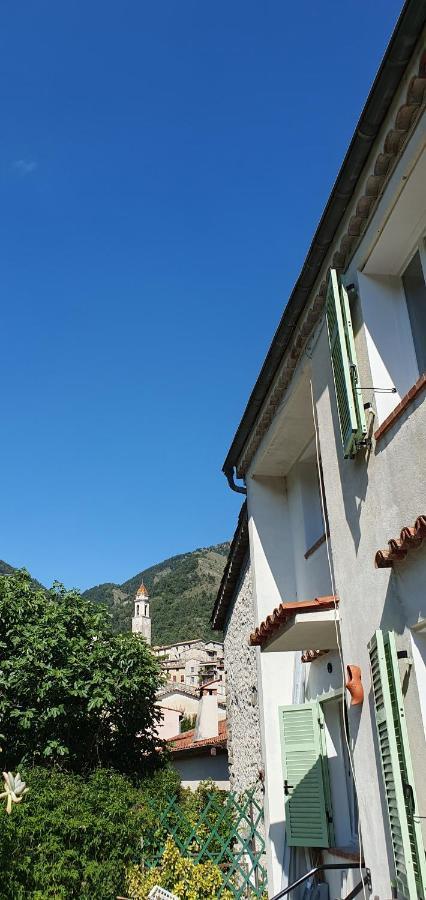 La Tiniera A Luceram - Maison Renovee 2023- Terrasse - Wifi - Village Des Creches Extérieur photo